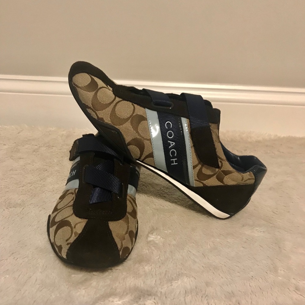 COACH women’s Jenney Velcro sneaker